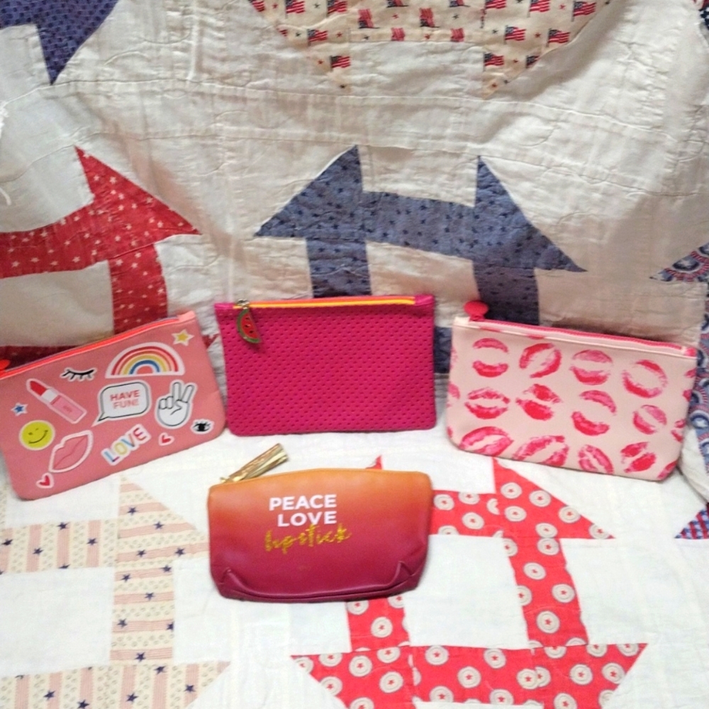 IPSY Cosmetics Makeup Pouch Bundle of 4 #2